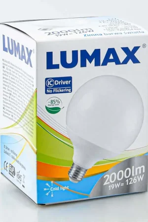 Ampoule sphérique G120 E27 19W blanc froid Bon Plan